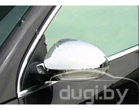 Хром накладки на зеркала (нерж.) для Passat B6